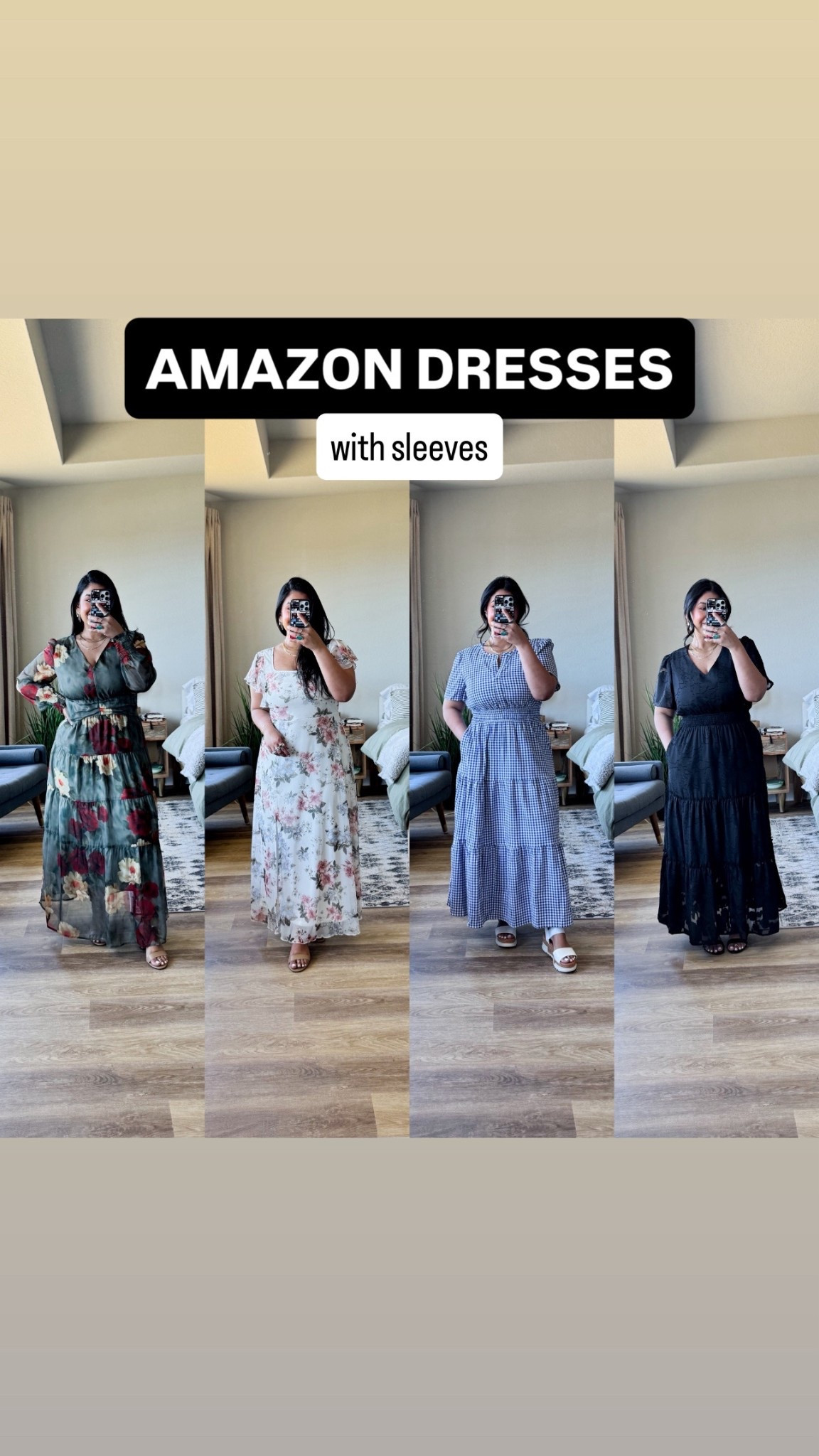 I’m 5’1” size 12, wearing a large and all dresses. They are all true to size and come in multiple colors! 

#LTKOver40 #LTKMidsize #LTKPetite