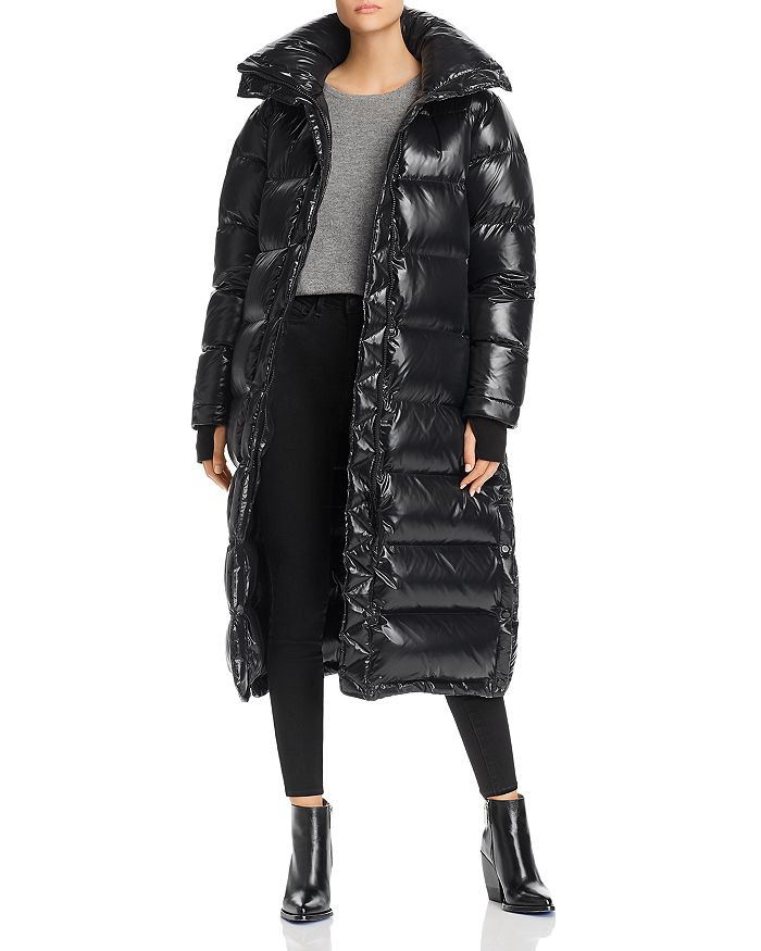 Glossy Hooded Long Puffer Coat - 100% Exclusive | Bloomingdale's (US)