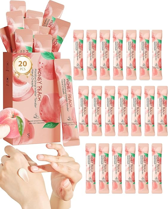 20 Pcs Hand Cream Gift Set,Bulk Mini Hand Lotion Travel Size Moisturizing Hand Cream for Women Dr... | Amazon (US)