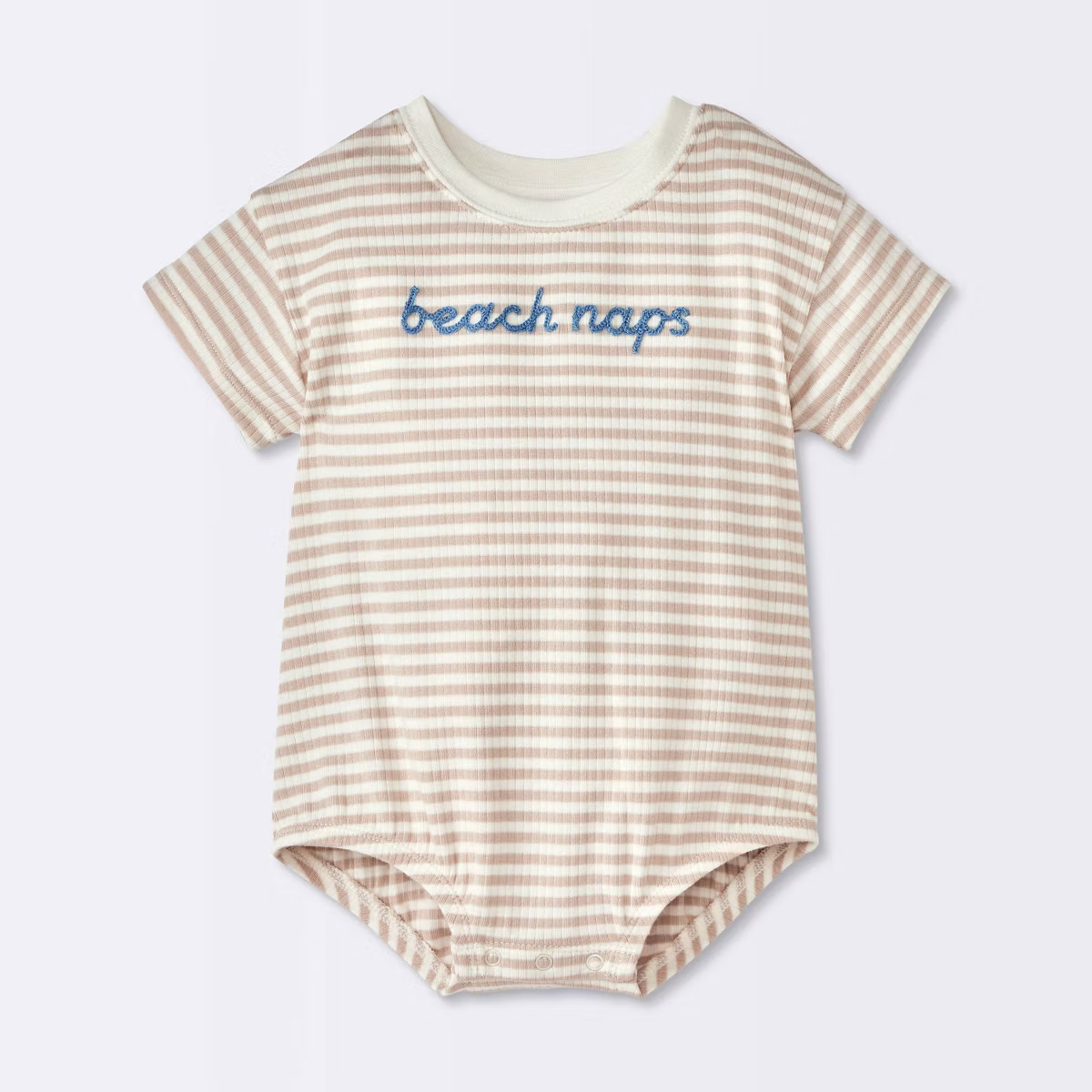 Baby Boys' Beach Naps Romper - Cloud Island™ Tan 12M | Target