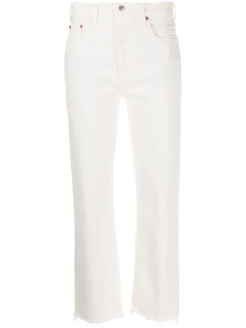 Florence wide straight jeans | Farfetch (US)