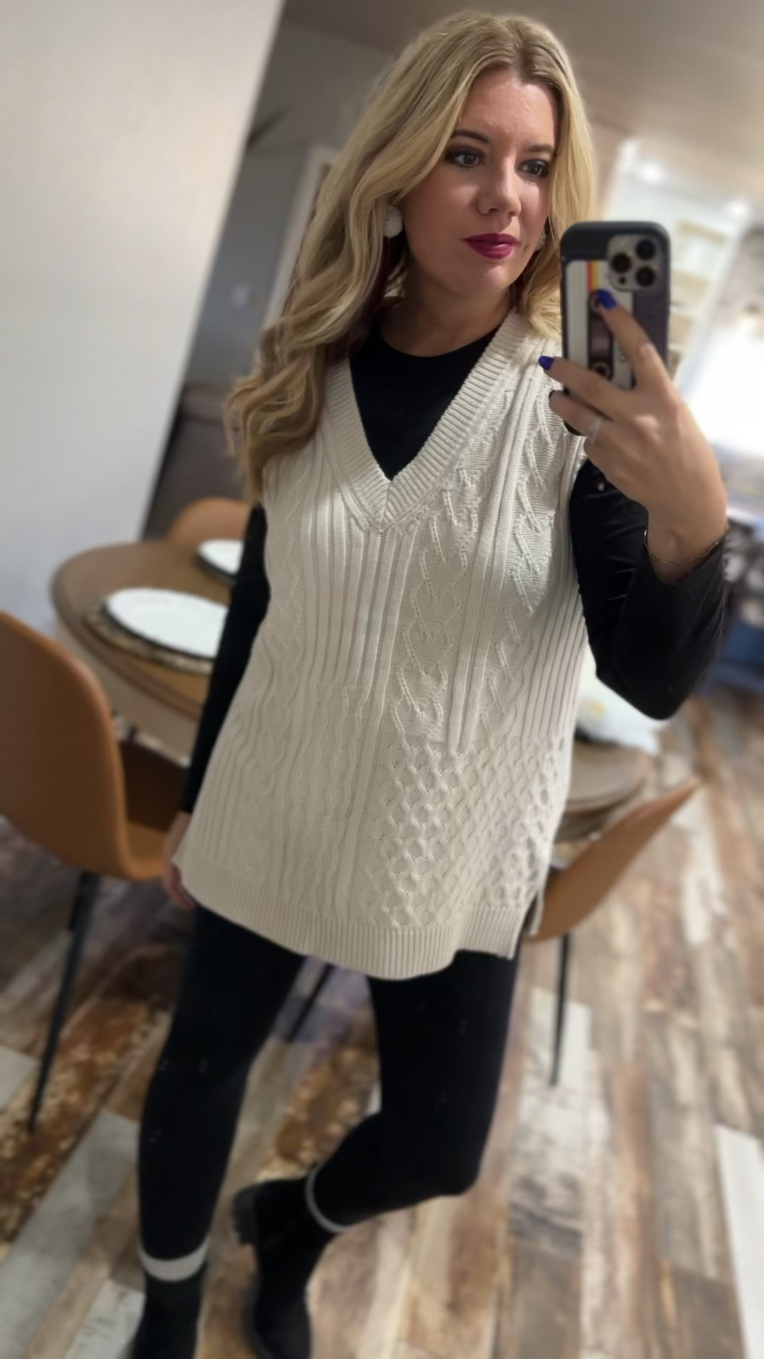 Everyday outfit, Amazon fashion, leggings, sweater vest, classy 

#LTKVideo #LTKStyleTip #LTKMidsize