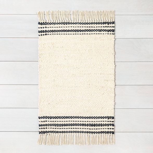 Charcoal Stripe Jute Rug - Hearth & Hand™ with Magnolia | Target