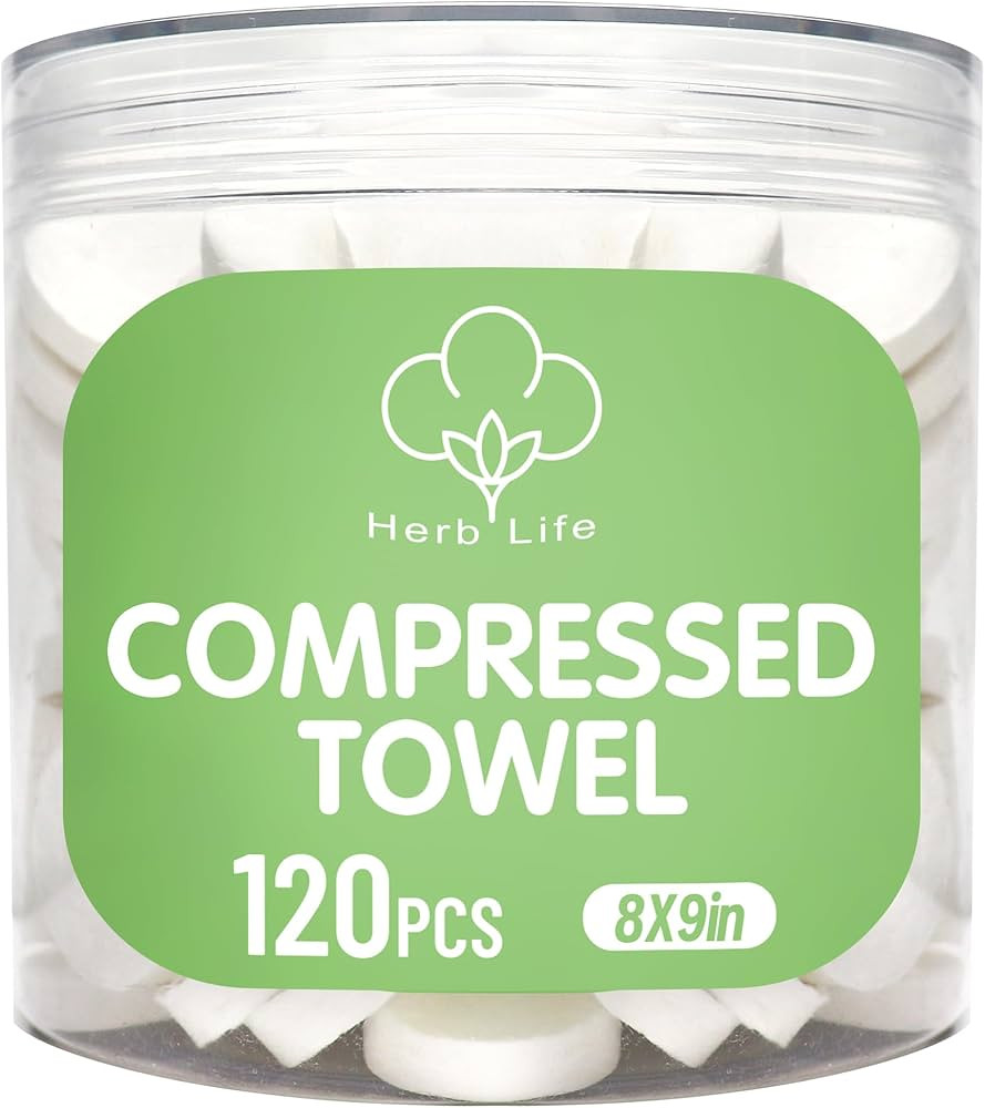 120 Pcs Mini Compressed Towels, Disposable Face Compressed Towel, Compressed Cotton Hand Wipe, Ca... | Amazon (US)