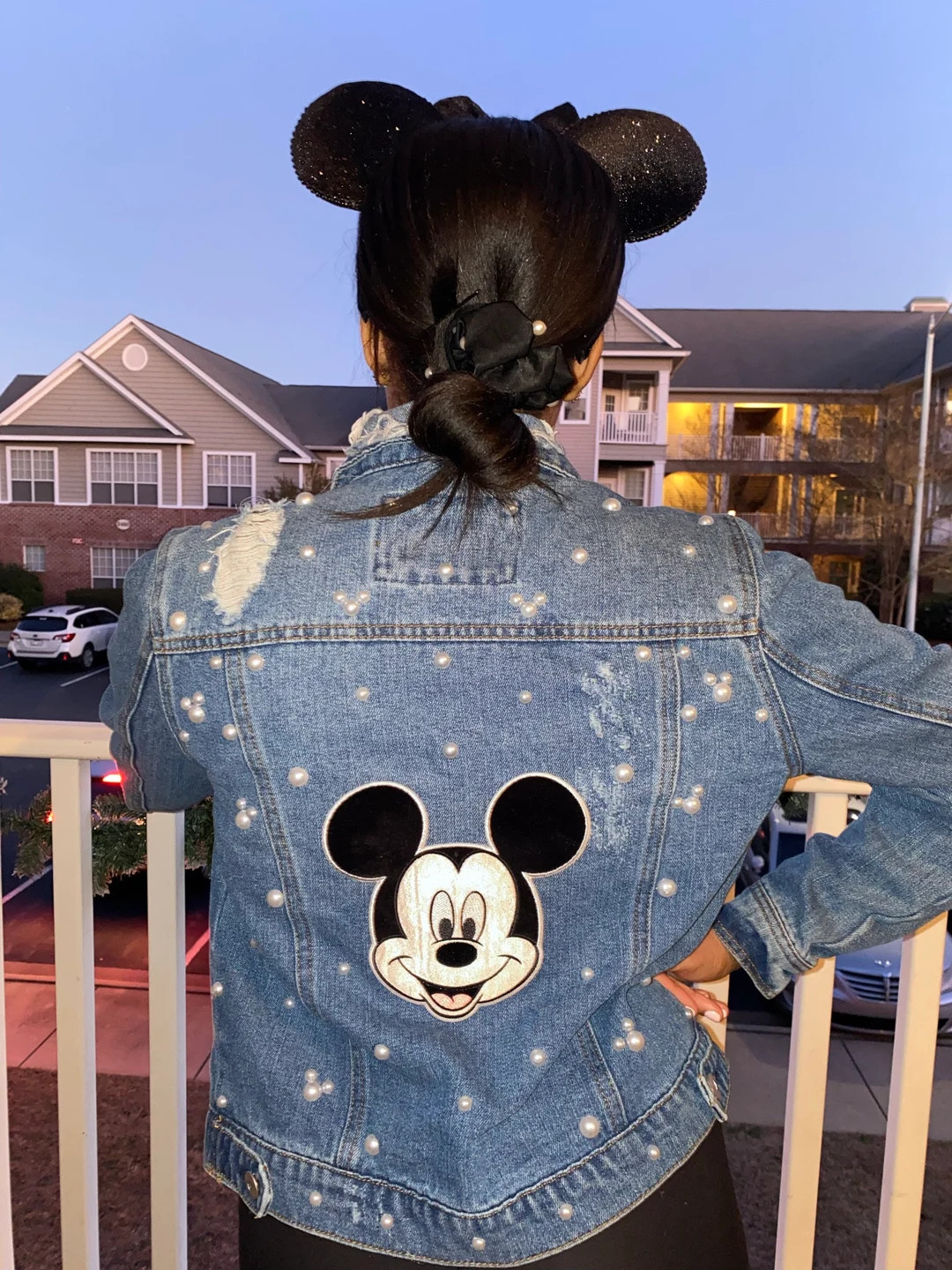 Mouse Denim Jacket - Etsy | Etsy (US)