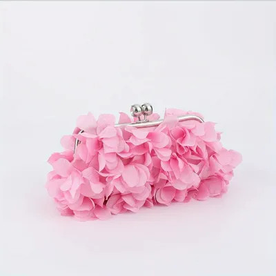 Glam Up Your Look with this Elegant Floral Applique Kiss Lock Clutch Bag - Perfect for Any Event! | Temu Affiliate Program