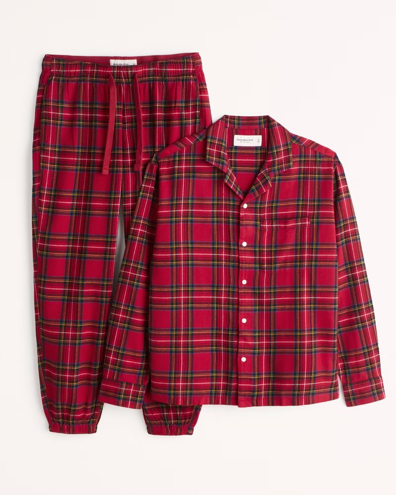 Women's Flannel Sleep Set | Women's New Arrivals | Abercrombie.com | Abercrombie & Fitch (US)