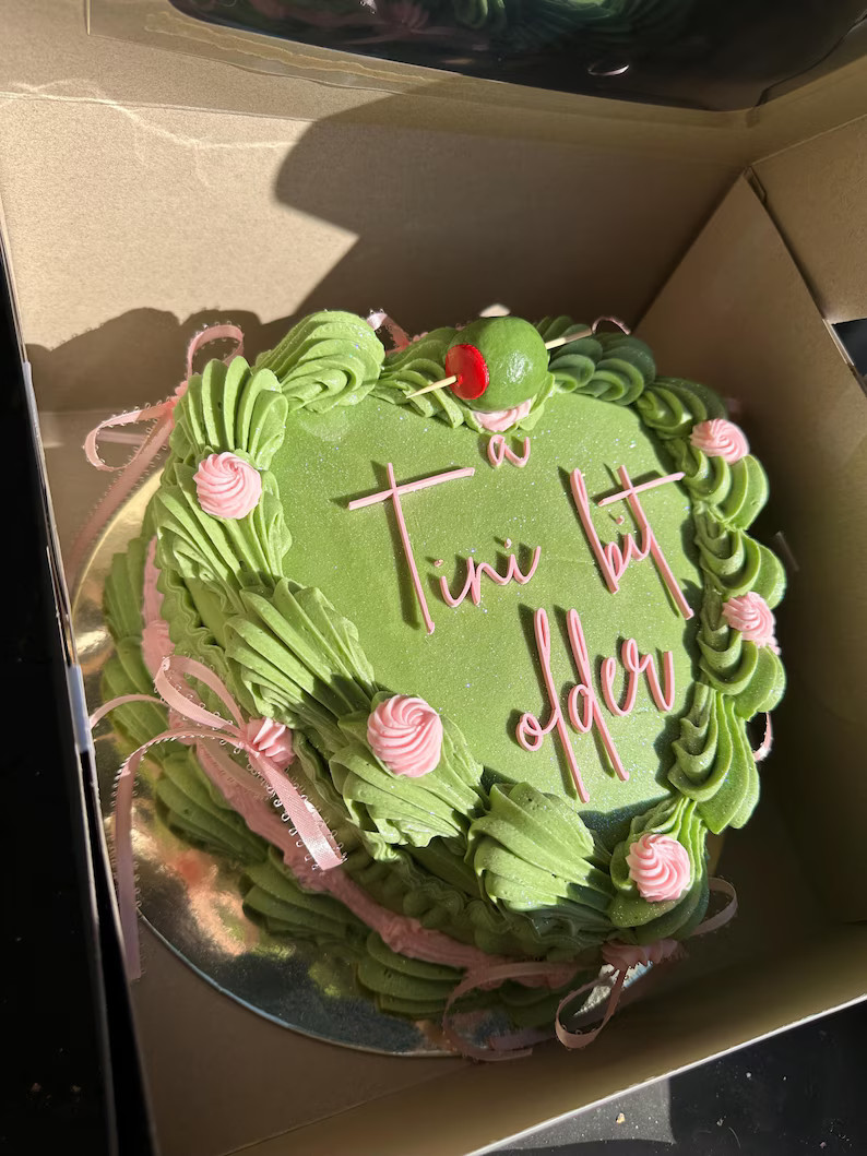 A Tini Bit Older Cake Charm, Martini Theme Cake Charm, Olive You Cake Charm, a Tini Bit Older Cak... | Etsy (US)