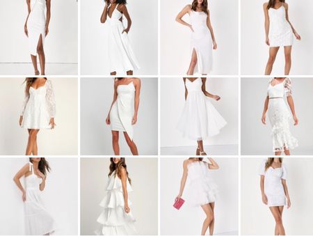 White dress roundup from Lulus! 🤍

Save 20% off with code: GIRLSRULE20 in celebration of International Women’s Day!
 
Wedding | wedding look | bridal dresses | white outfit | white jumpsuit | revolve | what to wear to wedding events | wedding looks | outfit for brides | bride to be | wedding season | rehearsal dinner | bridal shower | bachelorette party 

#LTKstyletip #LTKwedding #LTKSeasonal