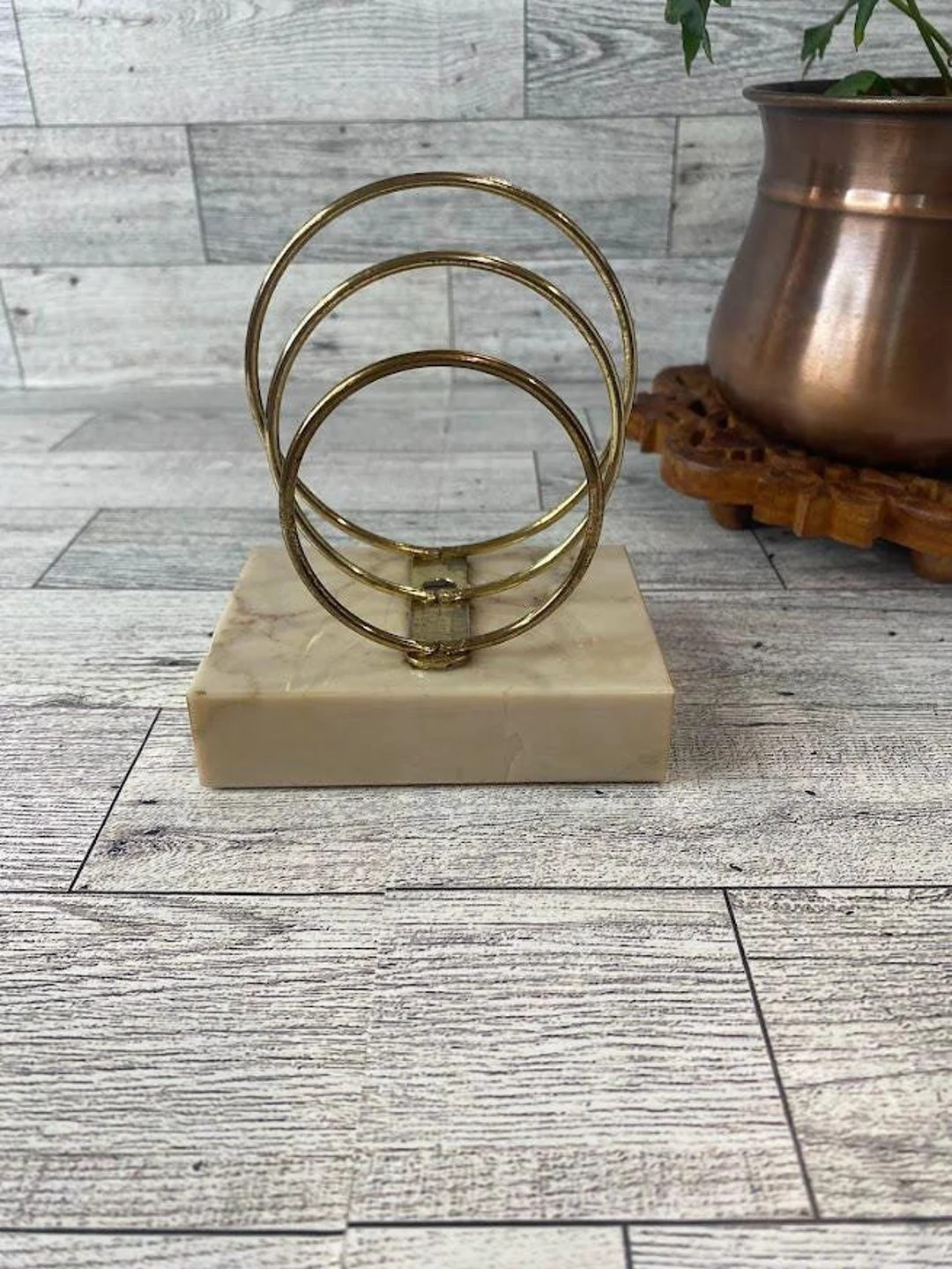 Vintage Marble Paperweight/Mail Organizer | Etsy (US)