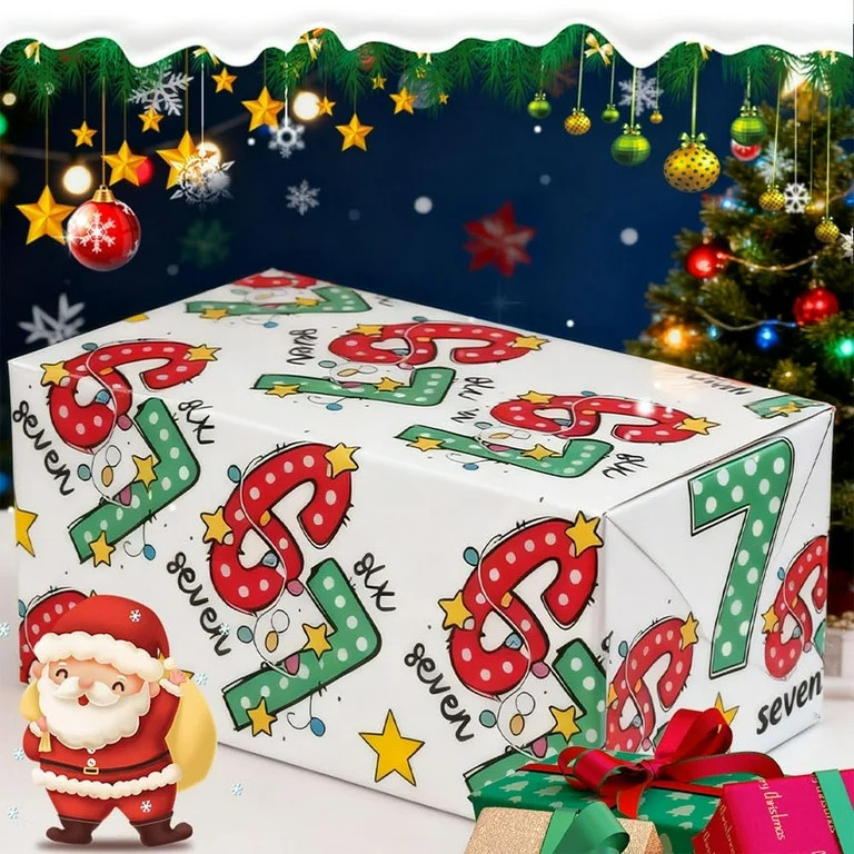 67 Wrapping Paper Christmas Gift Wrap, Fun Christmas - Themed 6 7 Wrapping Paper, Unique Meme Hol... | Walmart (US)