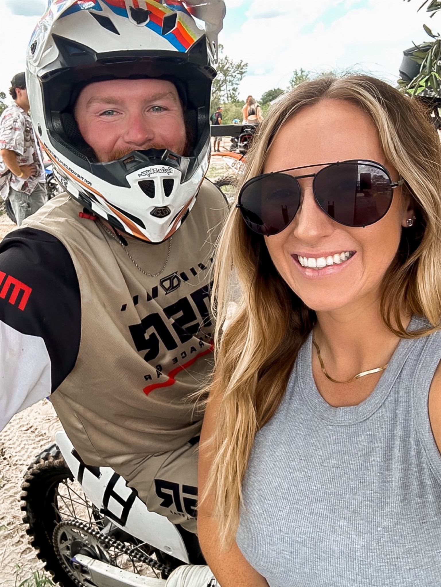 My favorite sunglasses are from DIFF Sunglasses.

Race Outfits | Sunglasses | Amazon | Summer Fashion | Moto 



#LTKFind #LTKxPrimeDay #LTKstyletip