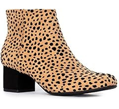 J. Adams Low Heel Zip Up Round Toe Ankle Bootie - Jody | Amazon (US)