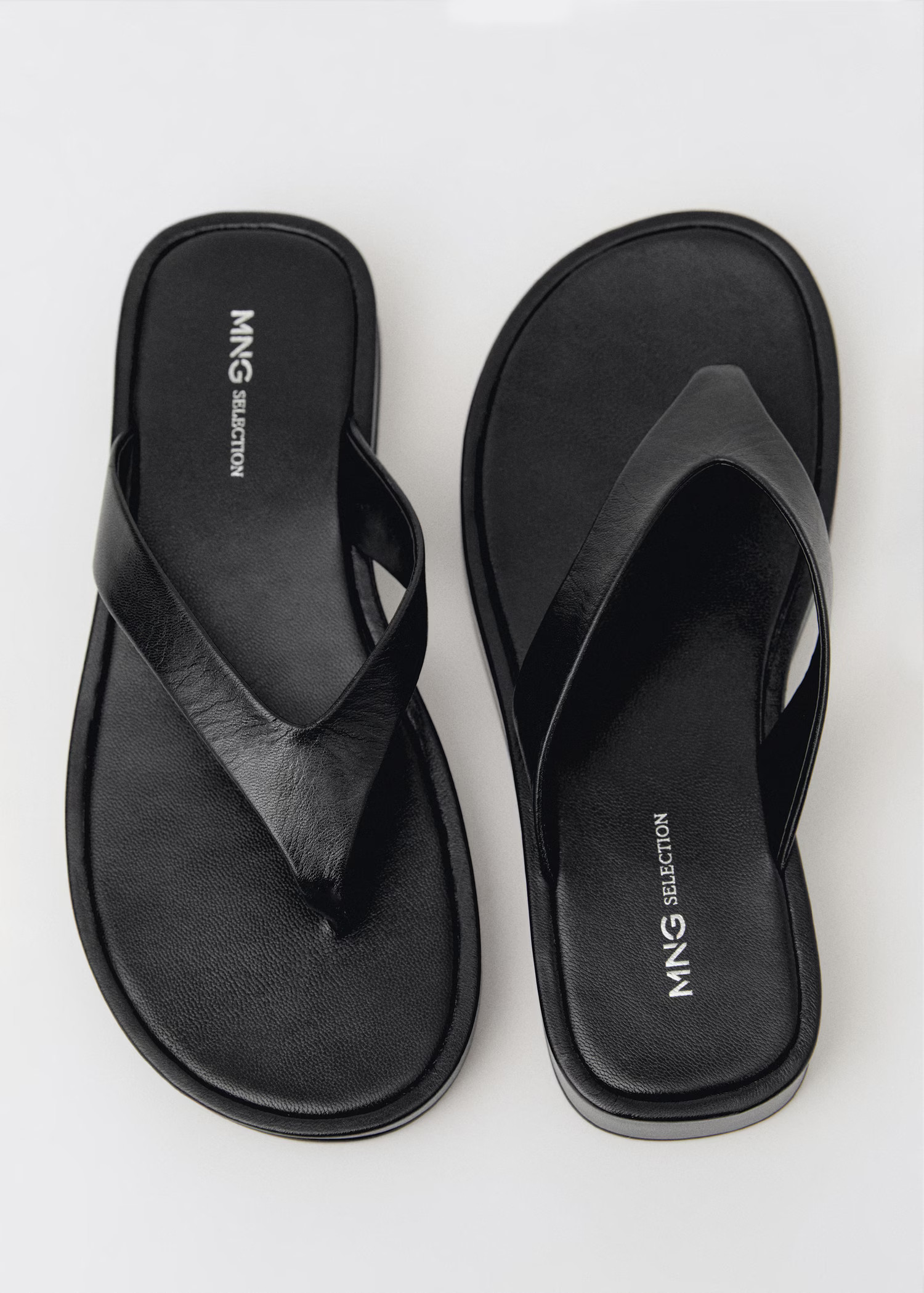 Leather straps sandals | Mango (US/MX/AU)