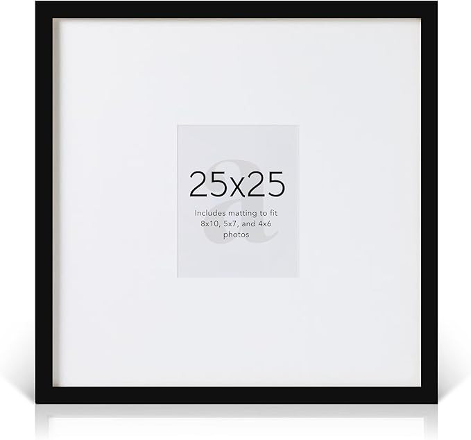 artisane home goods - Gallery Frame 1.0, Picture Frame, 25x25 frame, Black, Gallery Wall Frame Se... | Amazon (US)