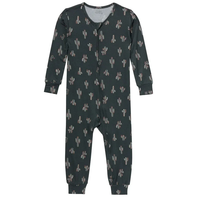 Modern Moments By Gerber Baby and Toddler Neutral Super Soft One-Piece Pajama, Sizes 0/3M - 5T | Walmart (US)