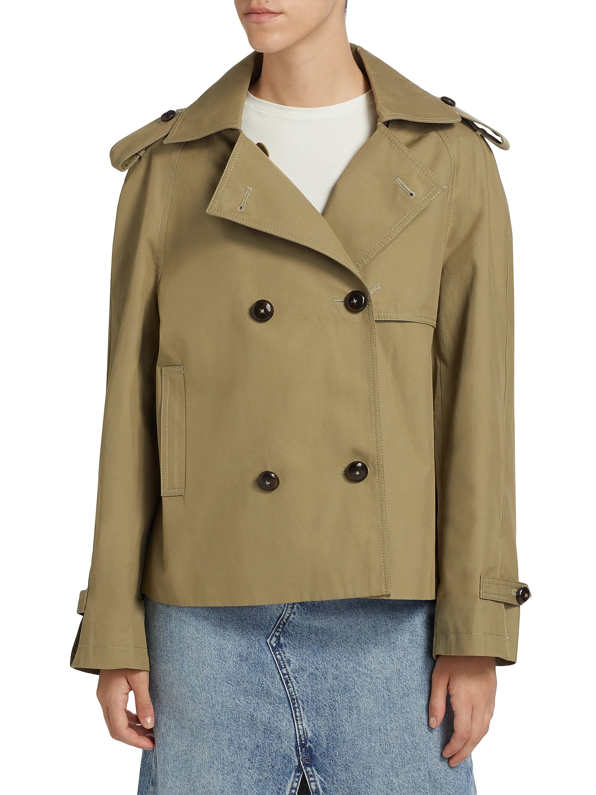Short Trench Coat | Saks Fifth Avenue