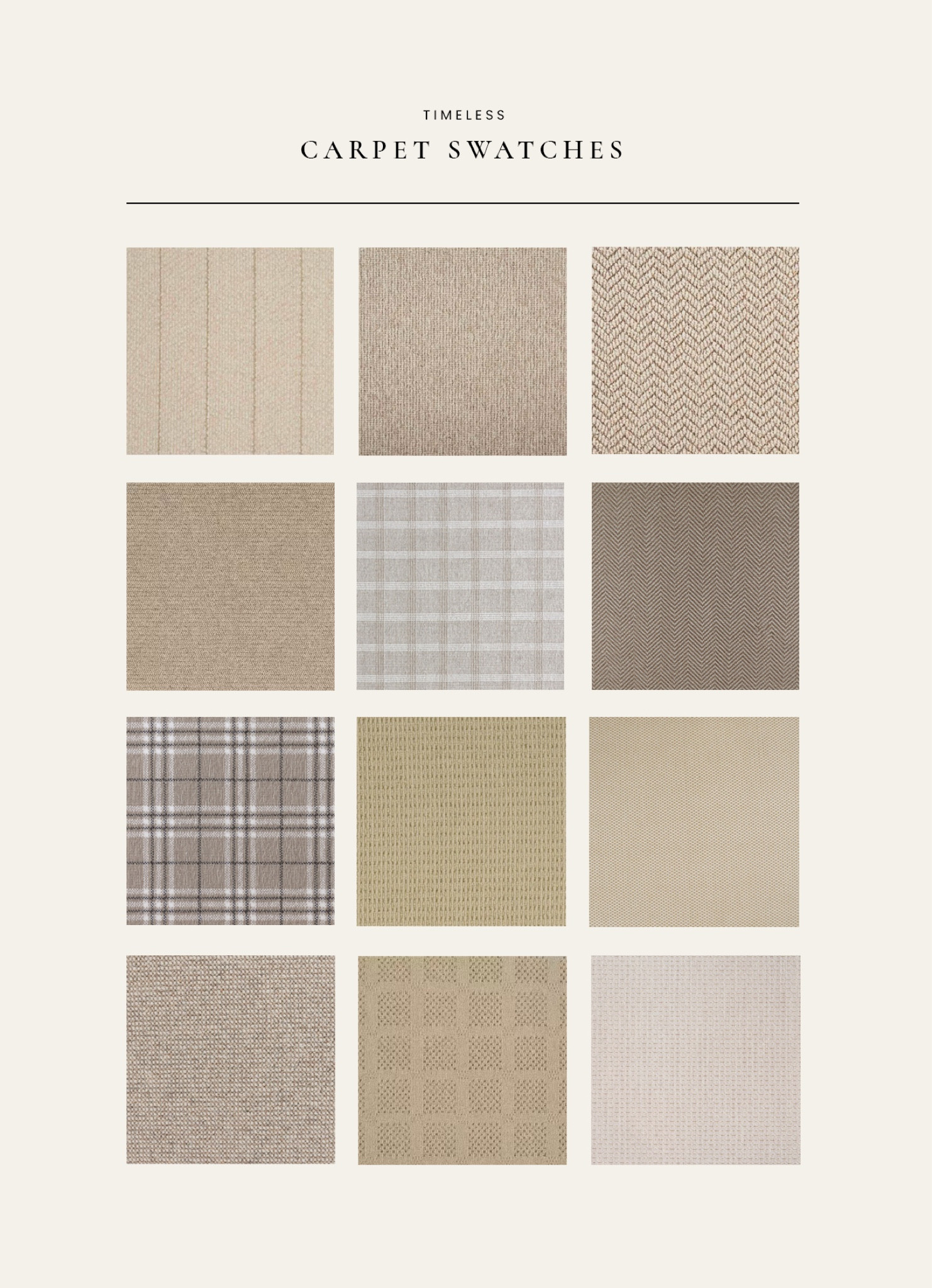 Timeless broadloom carpet swatches for classic looking wall-to-wall carpet! 

#LTKHome