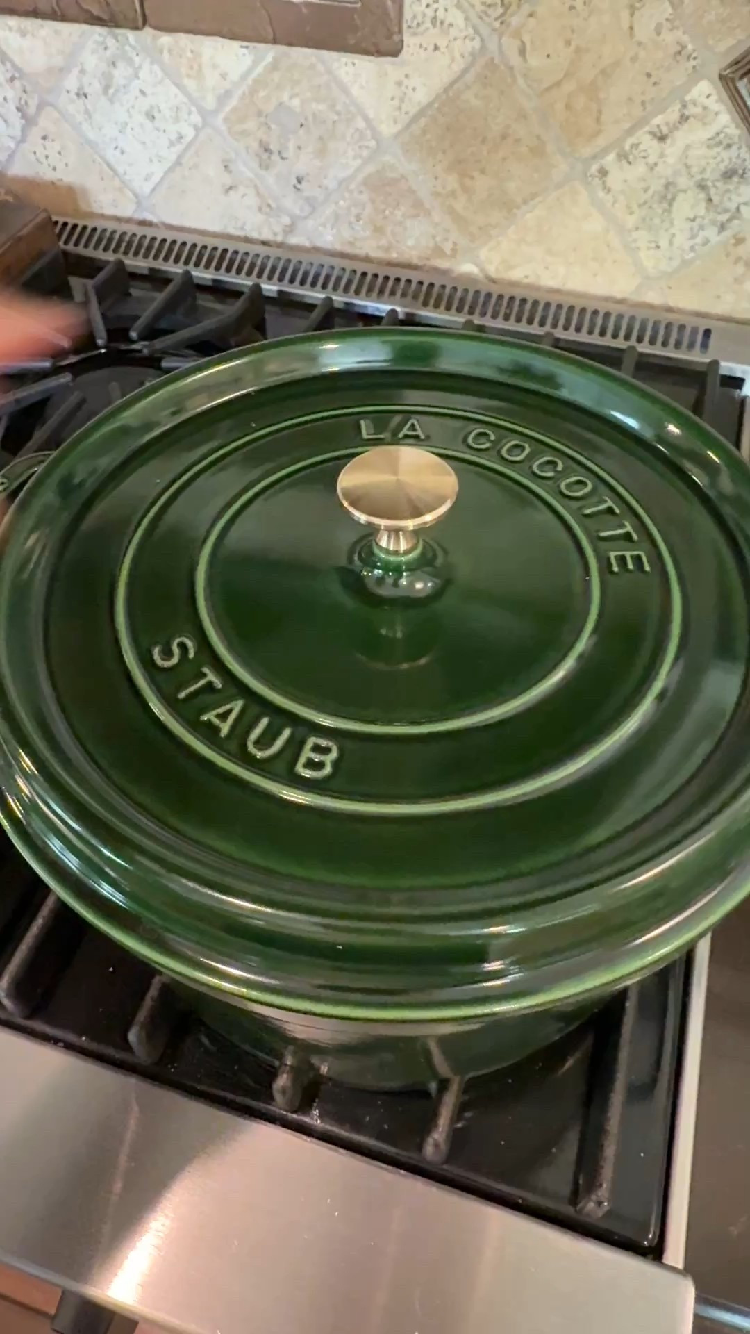 LOVING my new round Dutch Oven from Staub! It’s a beauty and I have loved the way it cooks. This one is the 7-qt. size for big meals, but smaller sizes are available and all are currently at a deep discount! 
#staub #cookware 