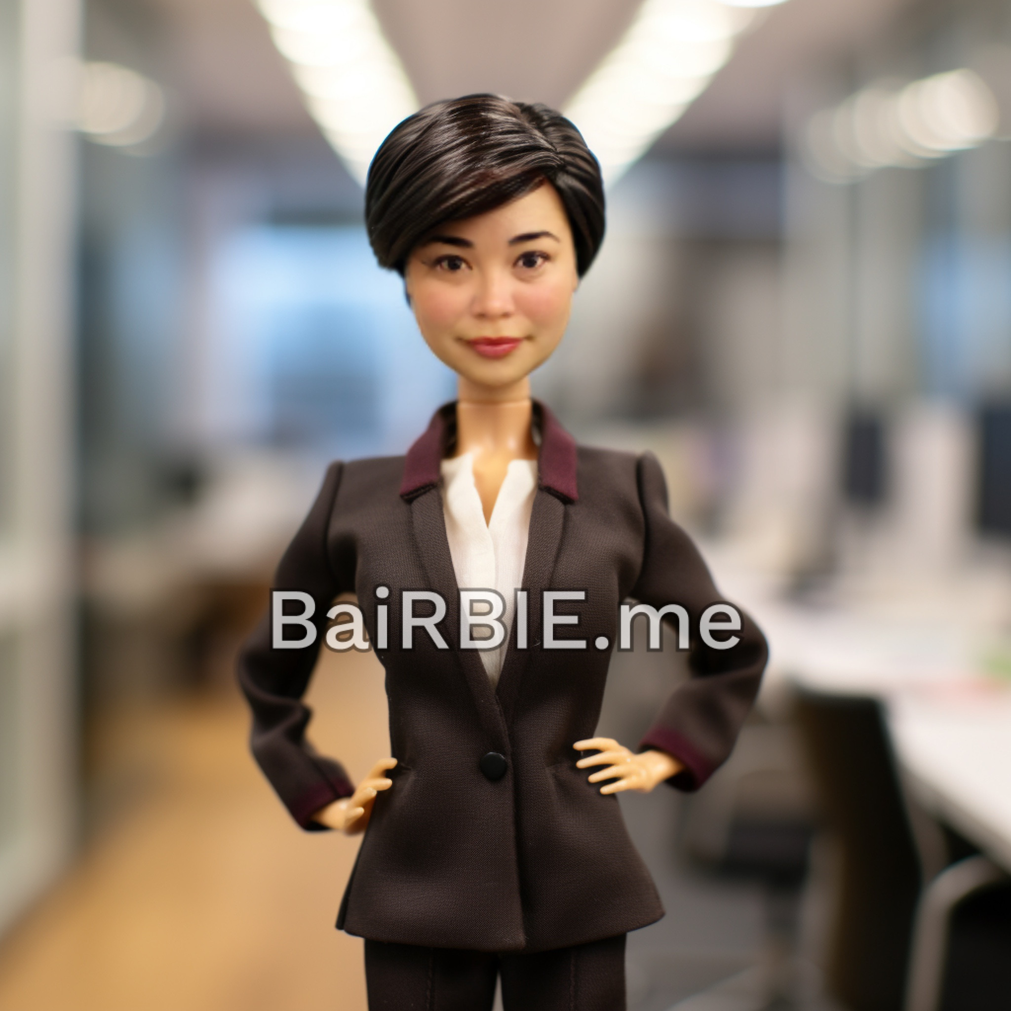 My AI Barbie turned me into a boss lady with very short hair. To be fair, I do love a good blazer. Shop similar work looks here, perfect for the office and pair with denim 💼

#LTKworkwear