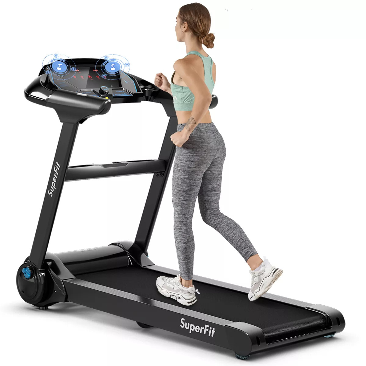 Costway 2.25HP Folding Treadmill Running Machine LED Touch Display | Target