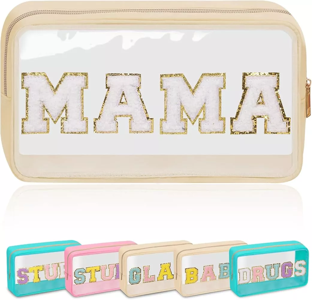 Preppy Patch Makeup Bag Mama … curated on LTK