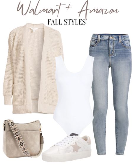 Amazon Fall outfit, Walmart fall outfit, Walmart styles, fall outfits, Fall fashion, cardigan, bodysuit, skinny jeans, Fall looks, Fall sweaters, rustic handbag, crossbody handbag, women’s sneakers, casual sweater looks, Amazon deals, Amazon outfit, Amazon Fall outfit, Amazon finds

#LTKstyletip #LTKshoecrush #LTKfindsunder50