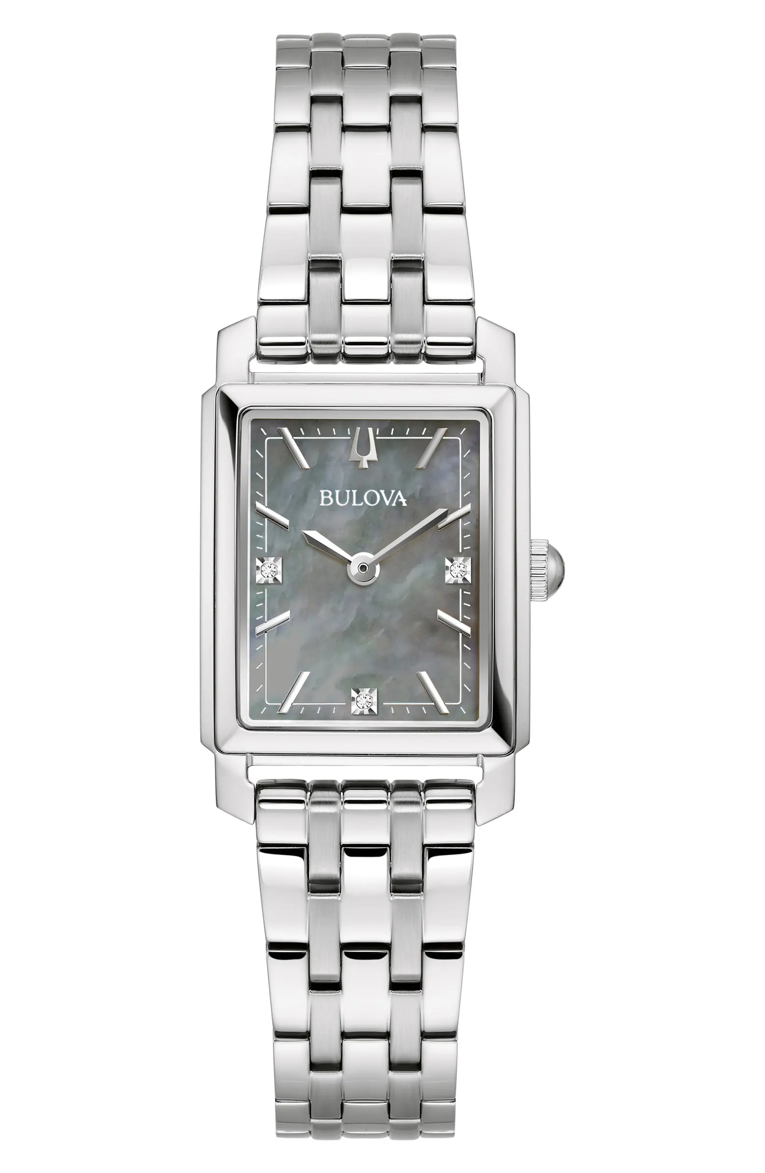 BULOVA Sutton Diamond Mother-of-Pearl Bracelet Watch, 21mm | Nordstrom | Nordstrom