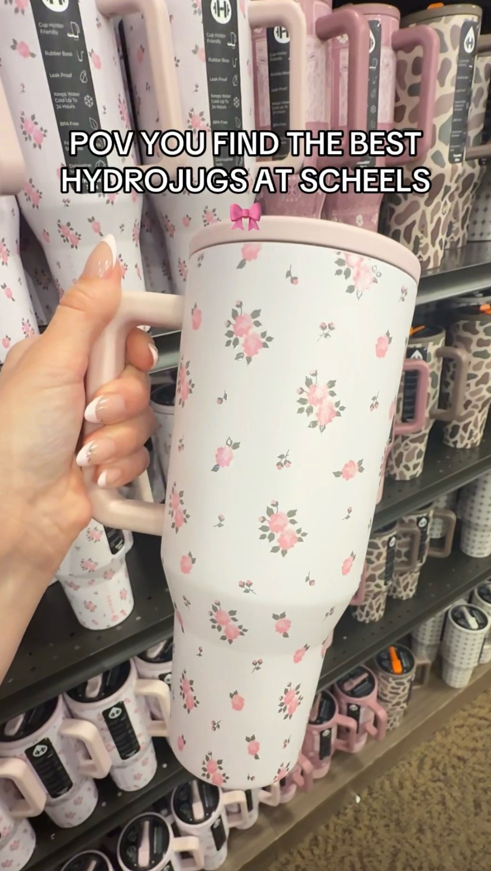 These Hydrojugs at Scheels are sooo good!! The styles of the Tumblers are Wildrose, Pink Bandanna, Mosaic, and Pink Sand 🎀

#LTKSeasonal