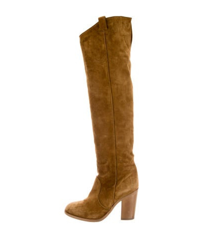 Laurence Dacade Suede Knee Boots Tan Laurence Dacade Suede Knee Boots | The RealReal