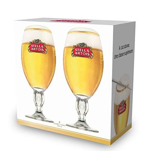 Stella Artois Chalice - 2-Pack Gift Set - Official Product - 33 Cl / 11.2 Oz. Capacity Beer Glasses | Amazon (US)