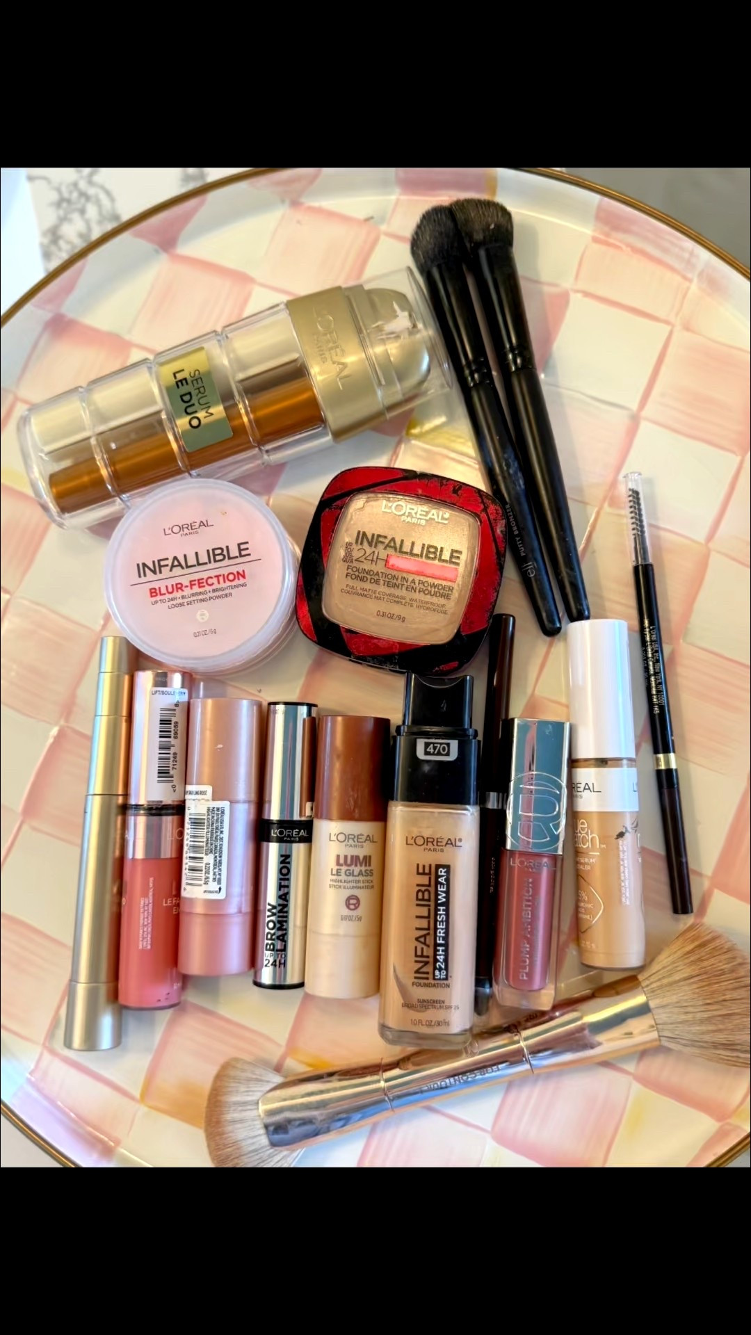 🇮🇹✨ Heading off to Italy with my mom and packing only L’Oréal makeup. Testing it out to see what really works… 💄

Here’s what made the cut
	•	True Match Lumi Serum Tint (Le Duo)
	•	Infallible Blur-Ffection Loose Setting Powder
	•	Infallible 24H Fresh Wear Foundation in a Powder
	•	Infallible 24H Fresh Wear Foundation (Shade 470)
	•	Age Perfect Radiant Serum Foundation
	•	True Match Eye Cream in a Concealer
	•	Lash Paradise Mascara
	•	Balm Gloss
	•	Age Perfect Luminous Hydrating Lipstick
	•	Infallible Pro-Matte Liquid Lipstick (Plump Ambition)
	•	Lumi Le Gloss
	•	Brow Stylist Definer

Products Featured:
	•	L’Oréal Paris True Match Lumi Serum Tint (Le Duo)
	•	L’Oréal Paris Infallible Blur-Ffection Loose Setting Powder
	•	L’Oréal Paris Infallible 24H Fresh Wear Foundation in a Powder
	•	L’Oréal Paris Voluminous Lash Paradise Mascara
	•	L’Oréal Paris Balm Gloss
	•	L’Oréal Paris Age Perfect Luminous Hydrating Lipstick
	•	L’Oréal Paris Brow Stylist Definer
	•	L’Oréal Paris Lumi Le Gloss
	•	L’Oréal Paris Infallible 24H Fresh Wear Foundation (shade 470 shown)
	•	L’Oréal Paris Infallible Pro-Matte Liquid Lipstick (Plump Ambition)
	•	L’Oréal Paris Age Perfect Radiant Serum Foundation
	•	L’Oréal Paris True Match Eye Cream in a Concealer

Who knew my entire makeup bag could be drugstore chic? L’Oréal Paris, you may have just made my trip effortless 👏

#LorealParis #ItalyWithLoreal #LTKBeauty #DrugstoreMakeupThatWorks #LTKTravel #AffordableBeauty #LorealMakeup #LTKFinds #Loreal