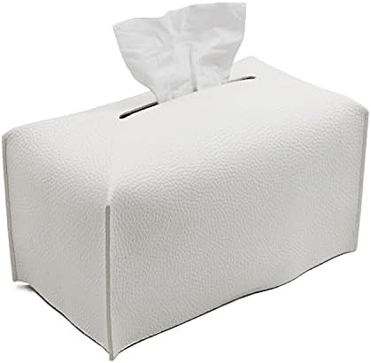 Livelab Tissue Box Cover, Modern Decorative PU Leather Rectangular Tissue Box Case Organizer Hold... | Amazon (US)
