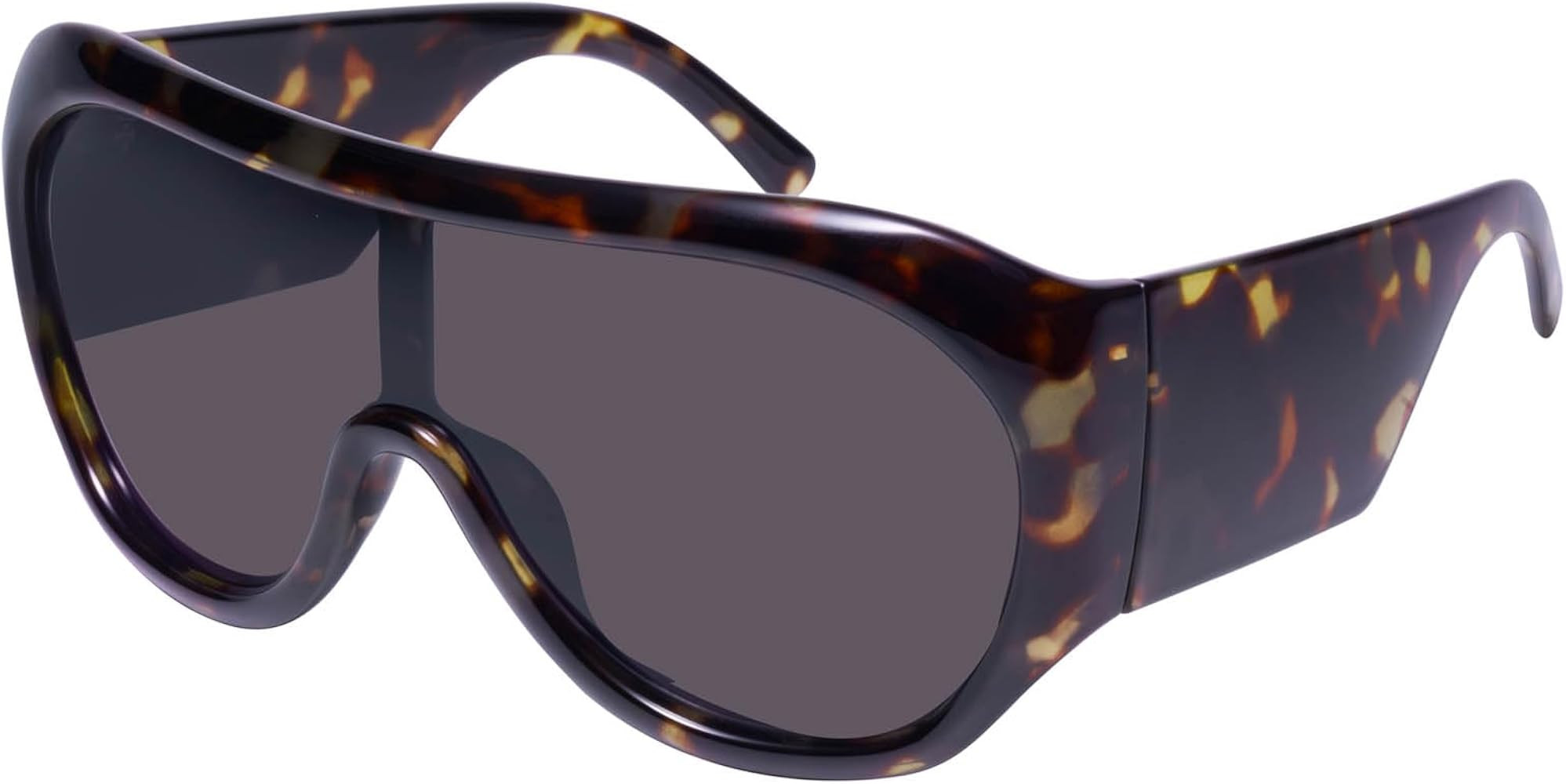 mosanana Trendy Oversized Sunglasses for Women Wrap Around Shield MS52597 | Amazon (US)
