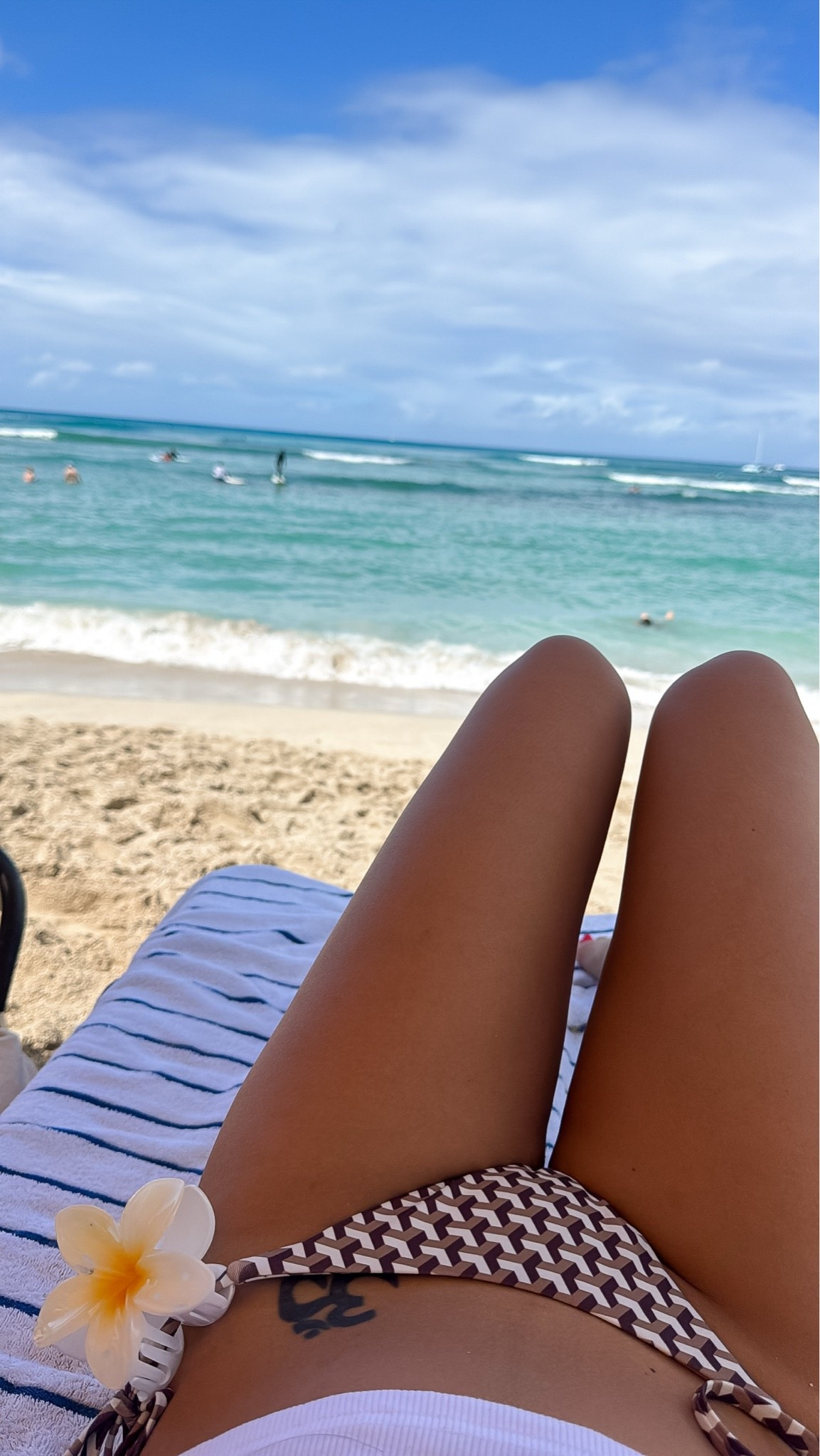 Beachhhh day!! 

Wearing small in bikini top and bottom 

Linen pants - tts, xs 
Tank - tts, xs

#LTKootd #LTKTravel #LTKSwim