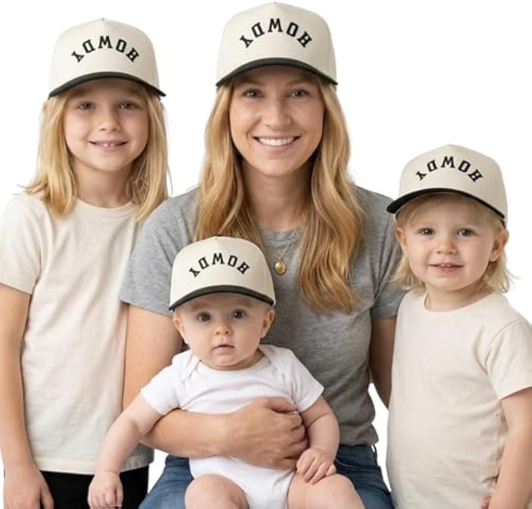 Funky Junque Adult, Kid, Infant & Toddler Vintage Two-Tone Embroidered Trucker Hat 4 Pack Bundle ... | Amazon (US)