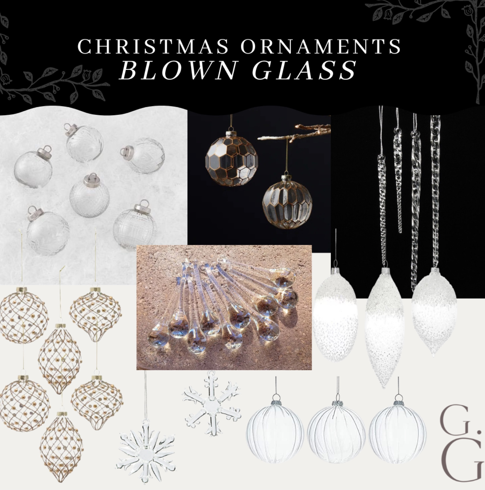 Hand blown Christmas ornaments!
.
.
.
Organic modern, living room design, moodboard, inspiration, design inspiration, living room ideas, studio McGee, target new arrivals, new collection, winter collection, winter decor, console table, bedroom furniture, dining chair, bar stools, counter stools, end table, side table, nightstand, framed art, art, wall decor, rugs, area rugs, target finds, patio, sale alert, tjmaxx, homegoods, loloi, cane furniture, cane chair, leather chair, pillows, throw pillows, arch mirror, gold mirror, brass mirror, Anthropologie, vanity, lamps, world market, weekend sales, opalhouse, target, jungalow, boho, Wayfair finds, sofa, couch, dining room, high end for less, kirklands, cane, wicker, rattan, linen, velvet, boucle, coastal, lamp, studio McGee, McGee and co, living room, bedroom styling, kitchen, loveseat, bench, magnolia, Joanna Gaines, pillows, pb, pottery barn, west elm, Williams Sonoma, restoration hardware, rejuvenation, amber interiors, amber lewis, Leanne Ford, crate and barrel, cb2, Arhaus, article, Amazon home, throw blanket, hearth and hand, arch cabinet, black cabinet, Amazon finds, decor, coffee table, media stand, swivel chair, ornate mirror, rustic, frame tv, digital art, digital prints, poly and bark, interior define, bedroom design, curtain rod, curtains, simple design, cozy living

#LTKHoliday #LTKGiftGuide #LTKCyberweek