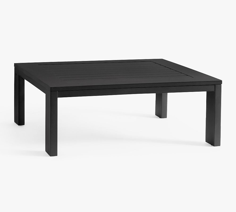 Malibu Metal Square Outdoor Grand Coffee Table (40") | Pottery Barn (US)