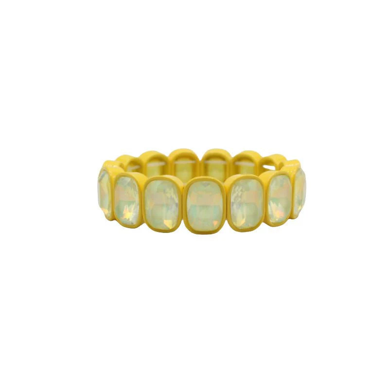 Bracelet - Candy Gem Oval Yellow | LINNY CO LLC