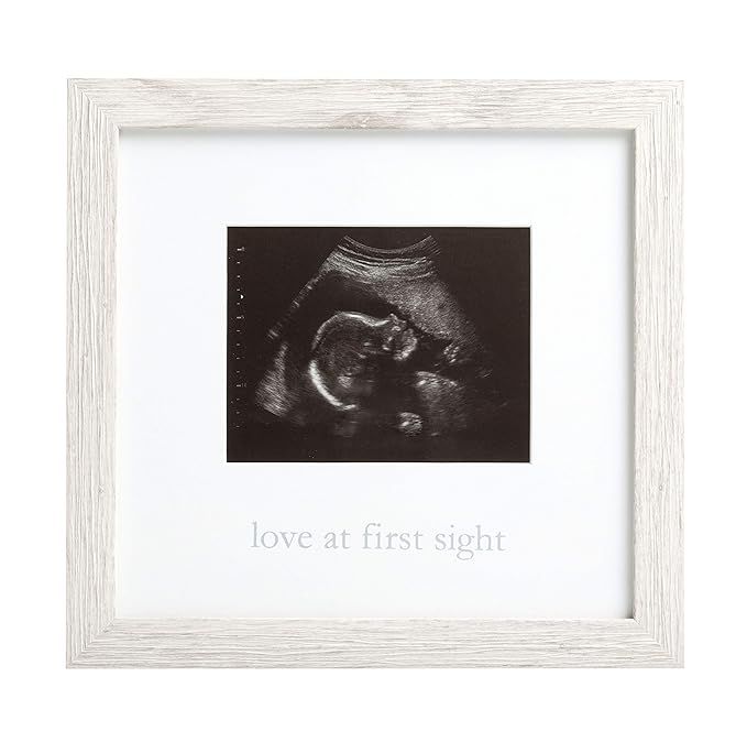 Kate & Milo Rustic Sonogram Love at First Sight Frame, Expecting Parent Gift, Ultrasound Picture ... | Amazon (US)