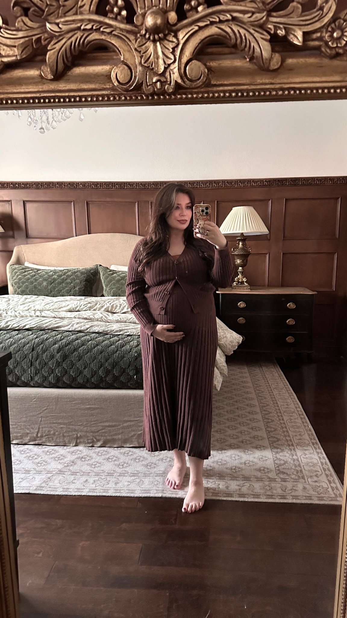 This set is on clearance and so cute! NOT maternity, but is bump friendly, and both the skirt and sweater are under $30 together 

#LTKHome #LTKootd #LTKBump