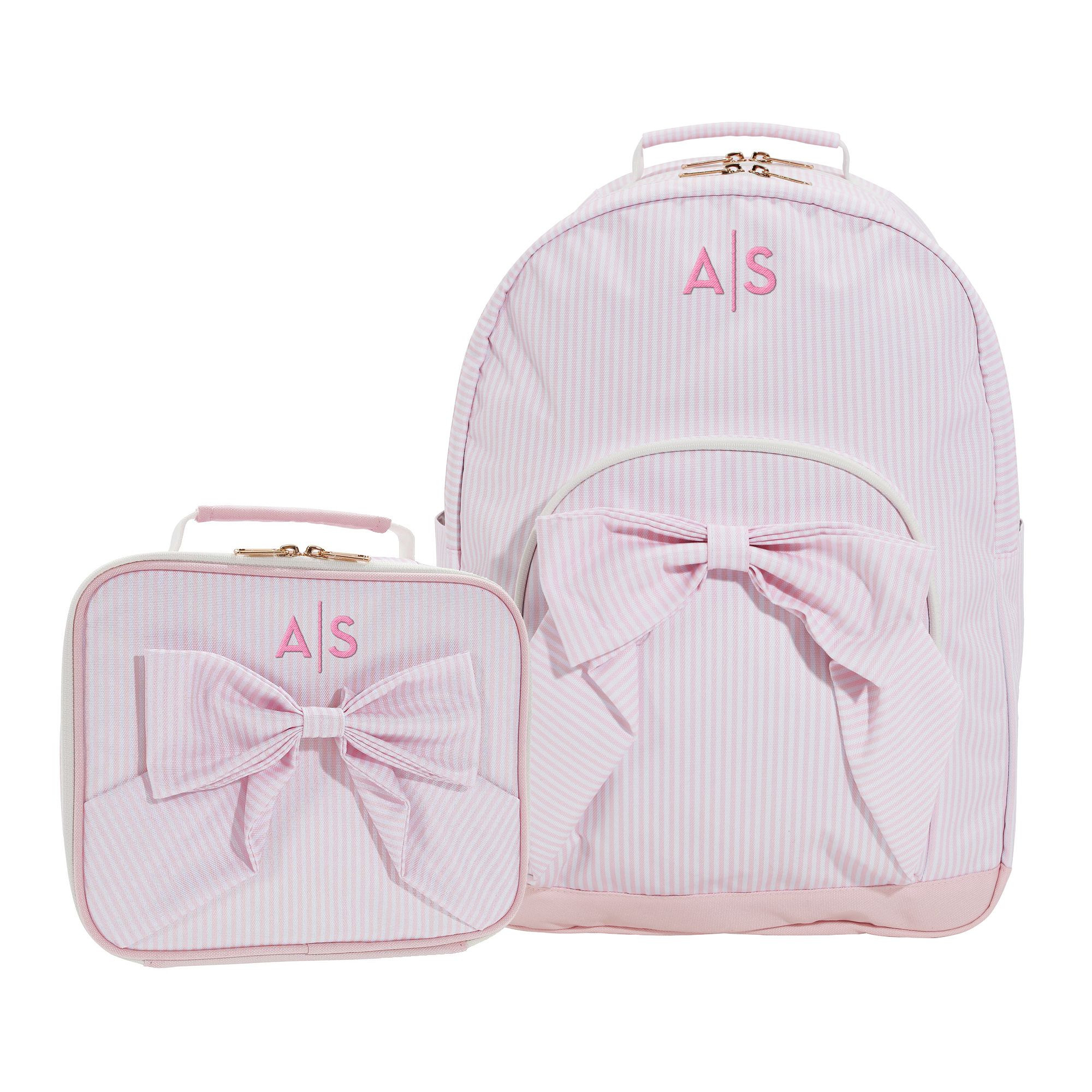 Gear-Up Le Petit Pink Bow Backpack & Cold Pack Lunch Box Bundle | Pottery Barn Teen