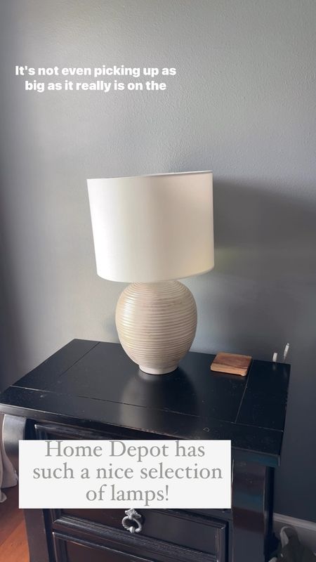 I was so surprised to find these lamps at Home Depot! They have such a nice selection of high end looking lamps at an affordable price. 

#LTKHome #LTKFindsUnder50 #LTKVideo