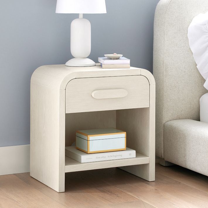 Clio Rounded Nightstand | Pottery Barn Teen