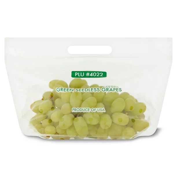 Fresh Green Seedless Grapes, Bag (2.25 lbs/bag est.) | Walmart (US)