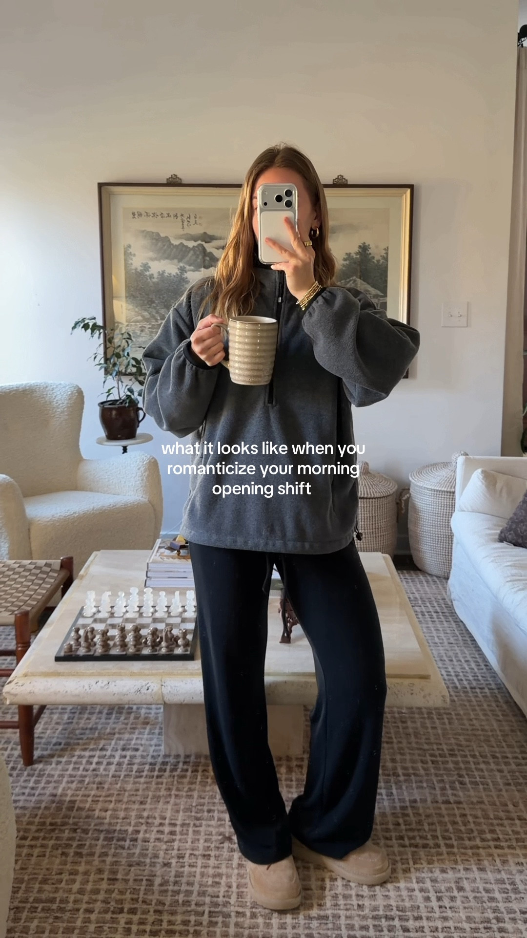 11/8/25 Cozy fall mornings are my favorite ☕ Sharing a few moments from my morning opening shift — lighting the candles, making pour-over coffee, and enjoying a slow start to the day. Linking my cozy lounge outfit from Aritzia, our living room details, and my pour-over coffee maker that’s been my newest morning ritual.


#LTKHome #LTKSeasonal