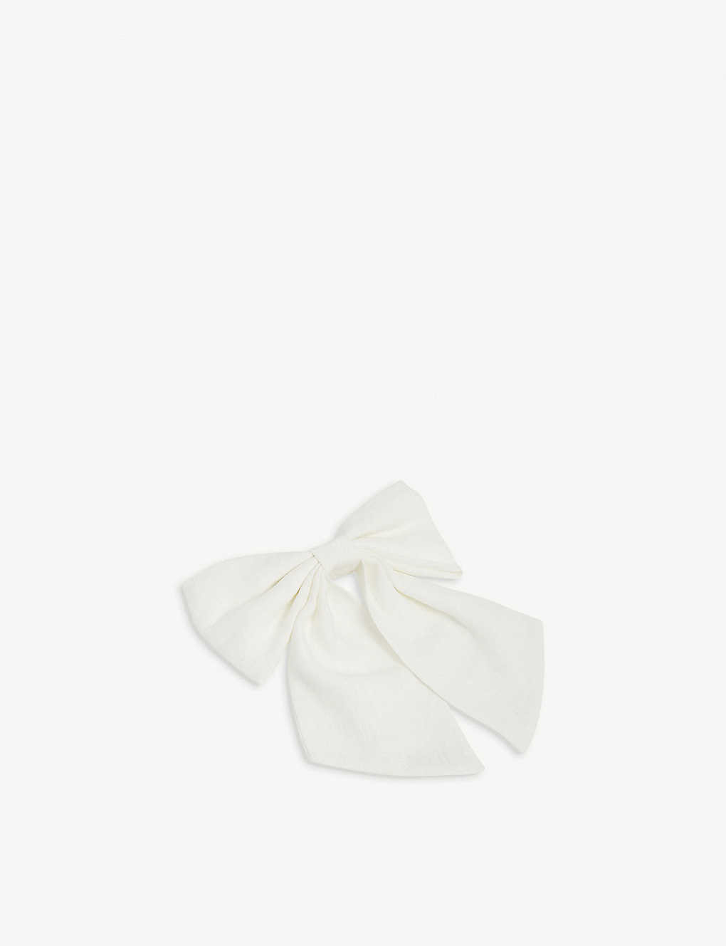 Oversized linen hair bow | Selfridges