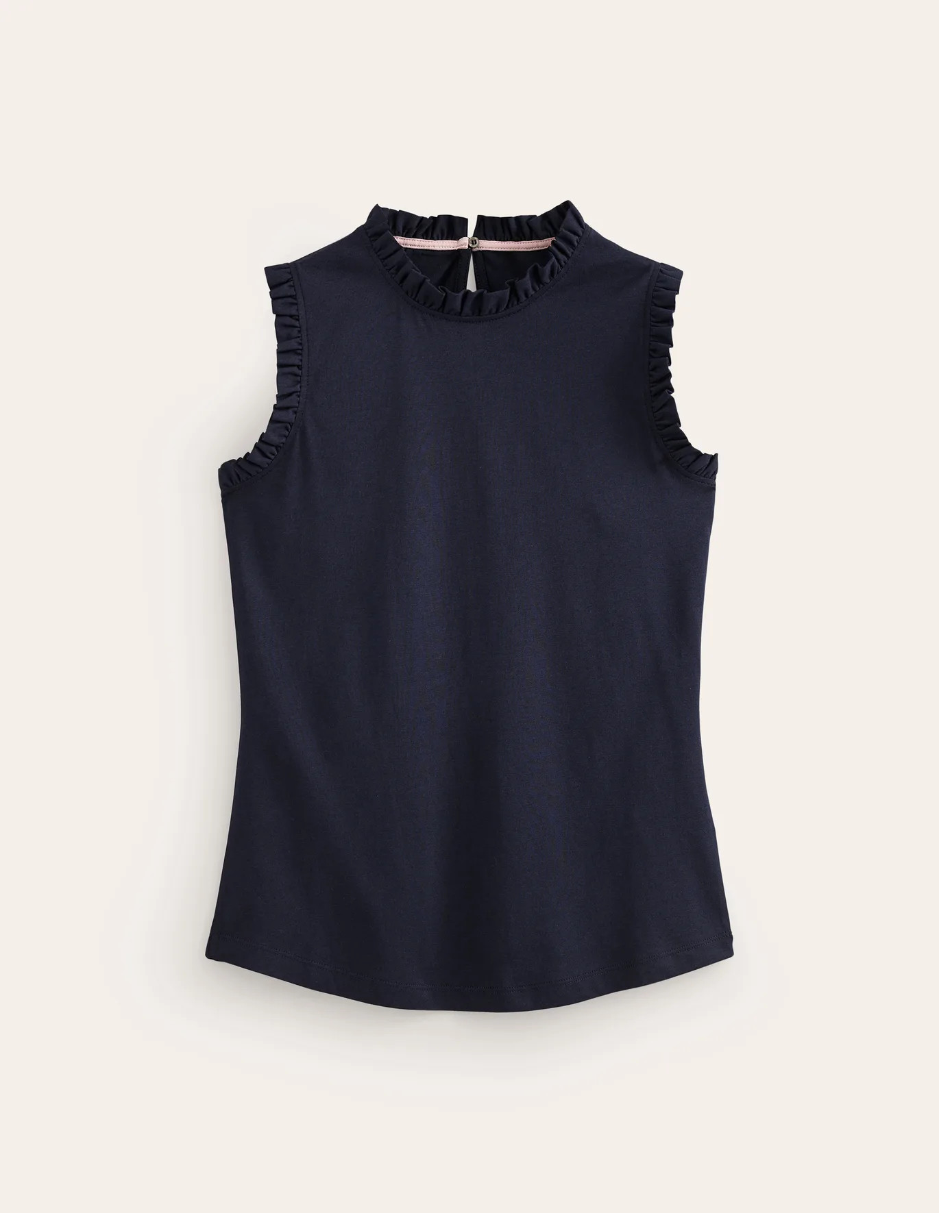 Supersoft Frill Detail Vest | Boden (US)
