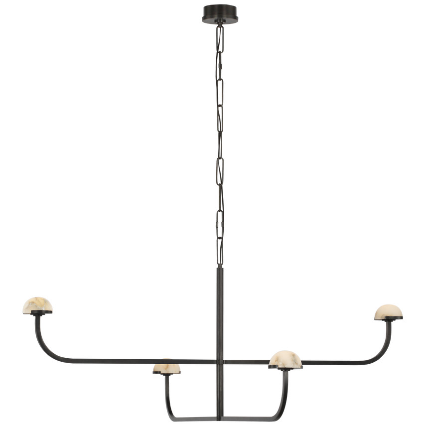 Pedra Two Tier Shallow Chandelier | Visual Comfort