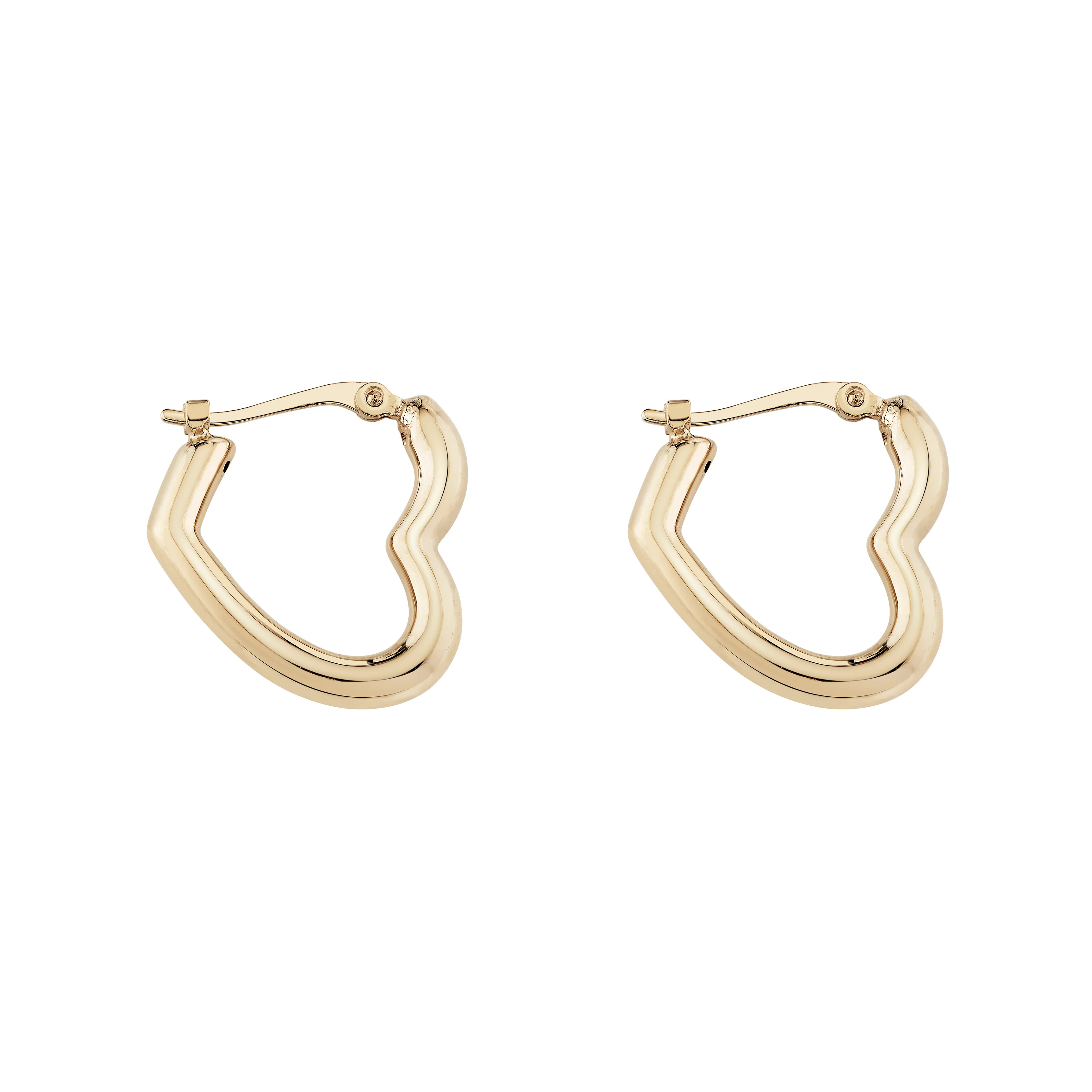 Gold Heart Hoop Earrings | Shop 14k Huggies and Hoops | Ariel Gordon Jewelry